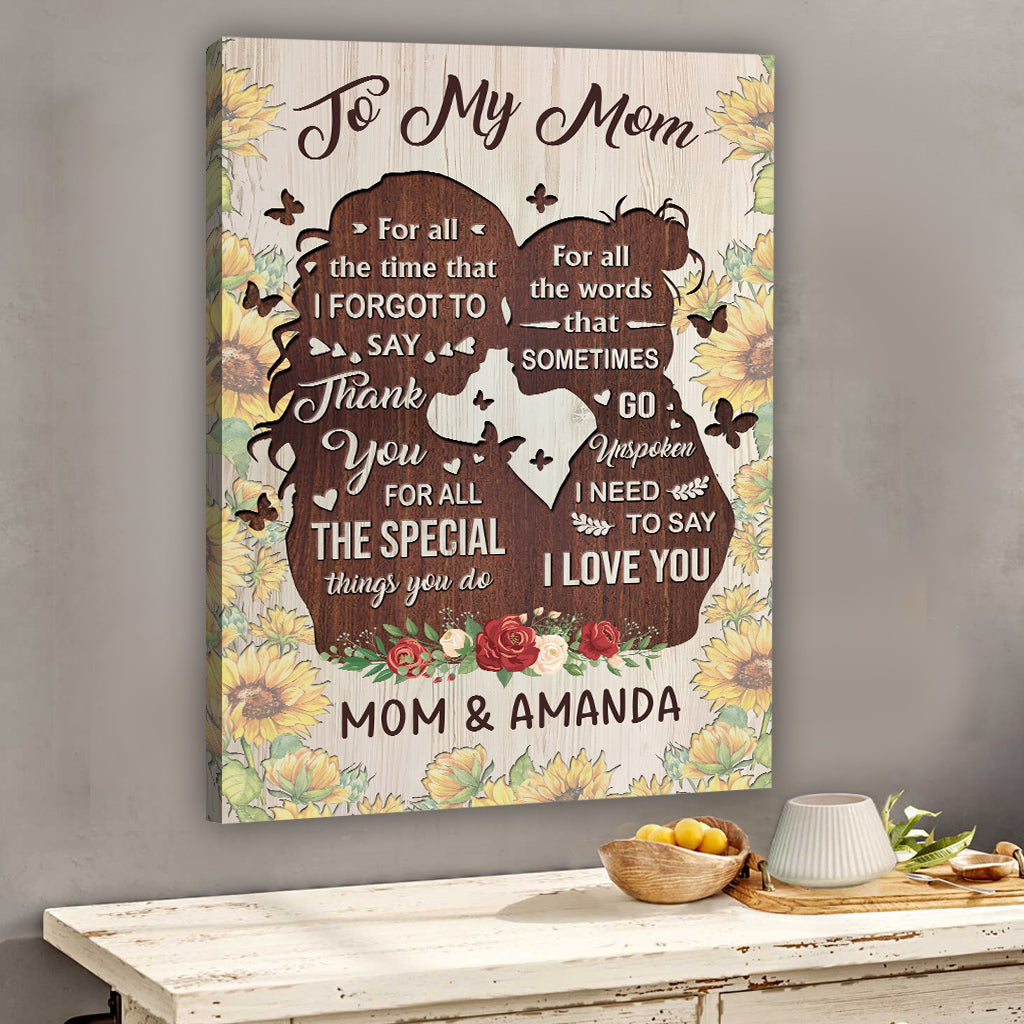 You Are The Kindest - Gift for mom, grandma, daughter, granddaughter, sister, aunt - Personalized Canvas And Poster