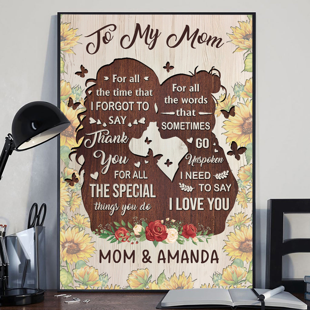 You Are The Kindest - Gift for mom, grandma, daughter, granddaughter, sister, aunt - Personalized Canvas And Poster