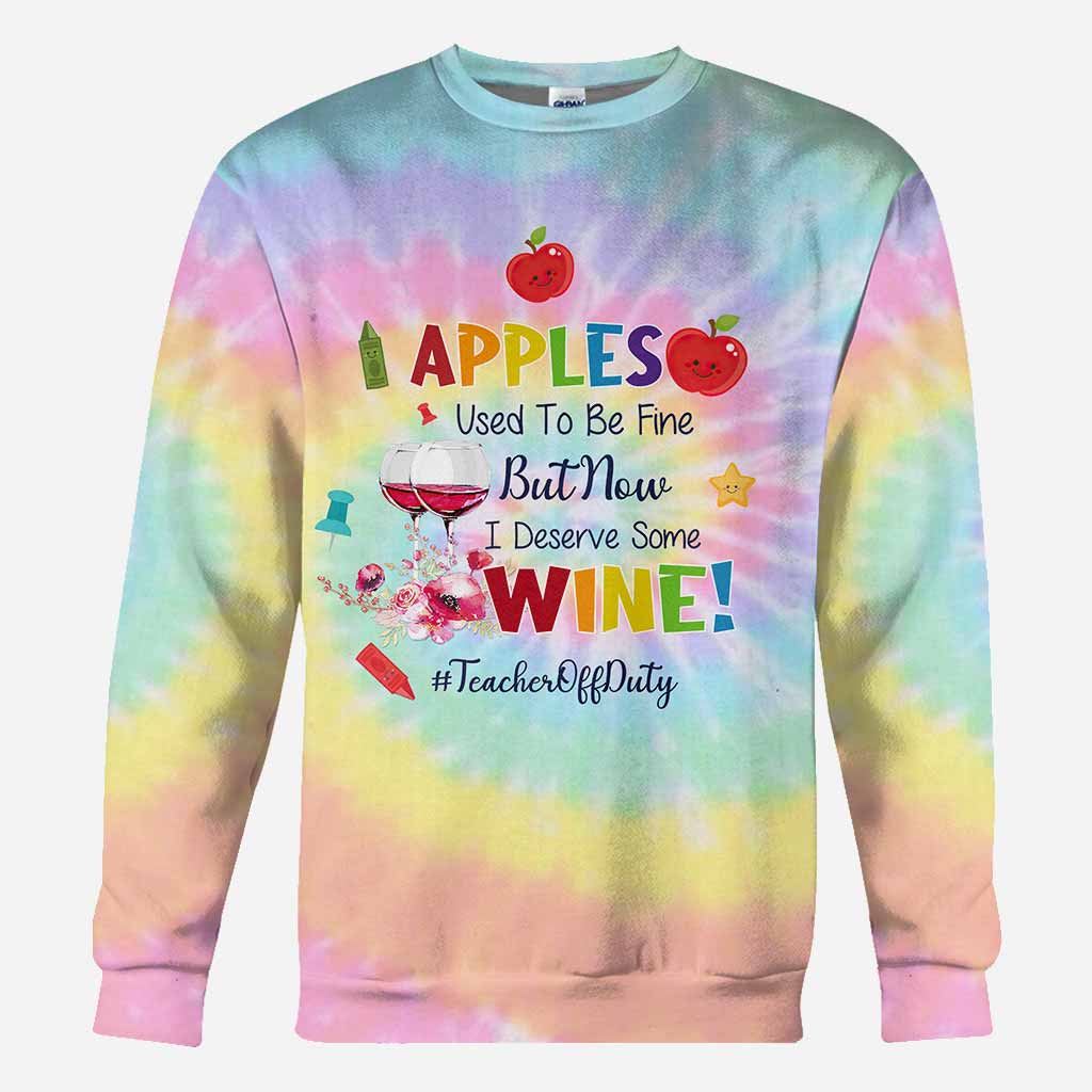 „Äpfel waren früher gut“ – Personalisiertes Lehrer-T-Shirt und Hoodie