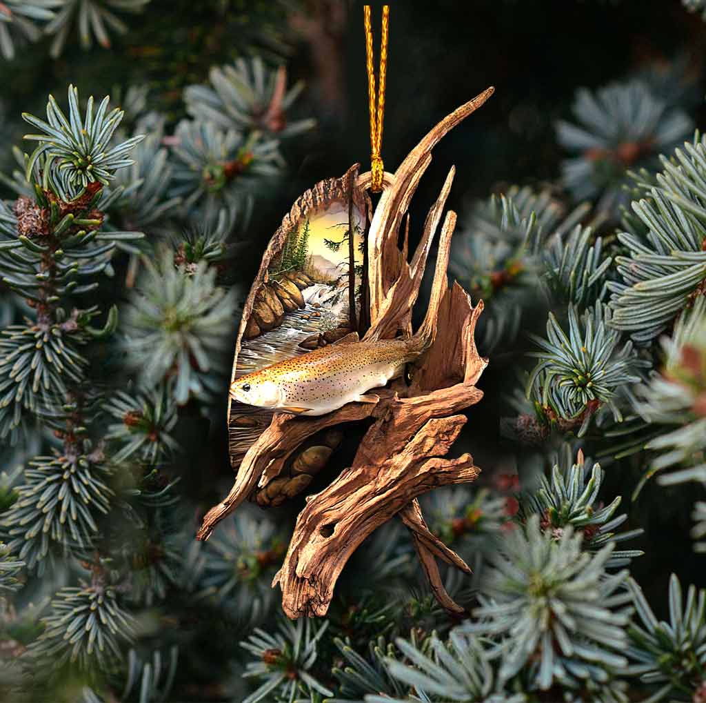 Angelbegeisterte – Personalisierter Ornament (beidseitig bedruckt)