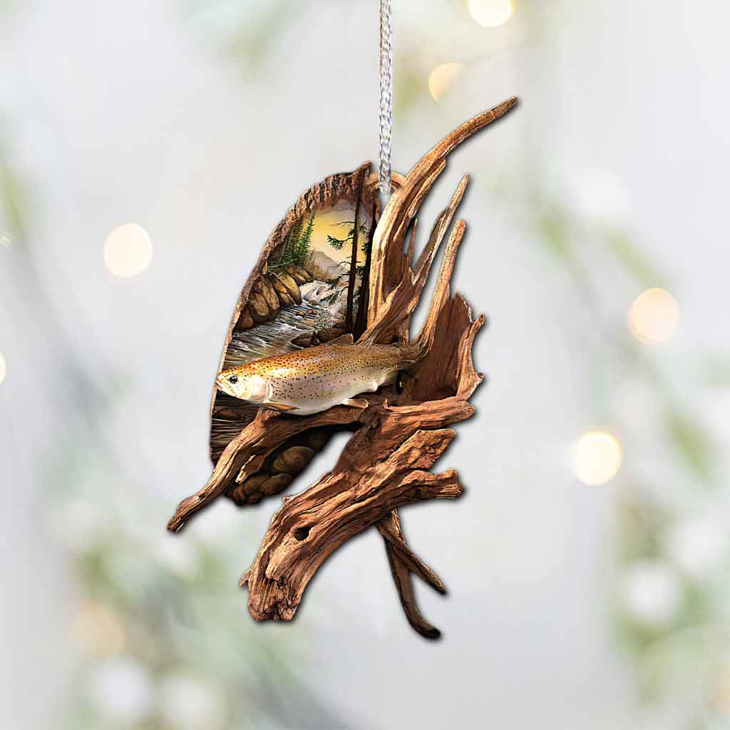 Angelbegeisterte – Personalisierter Ornament (beidseitig bedruckt)