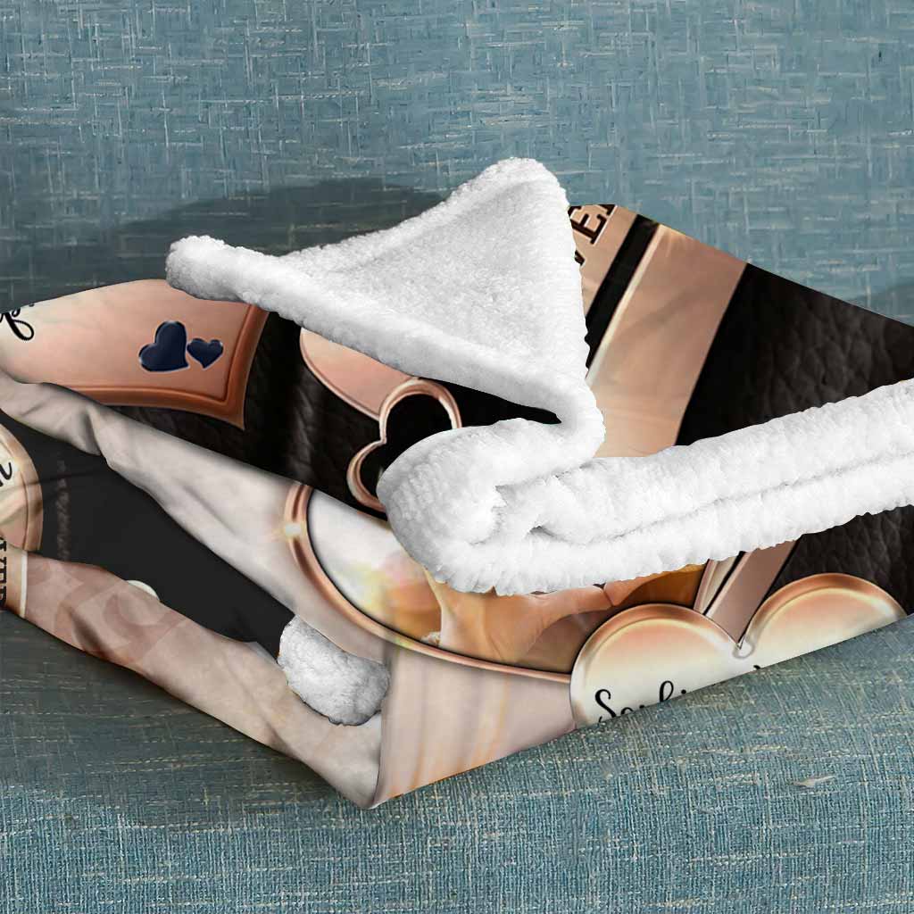 Forever And Always - Personalized Couple Blanket