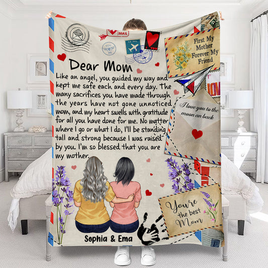 I Love You - Personalized Mother's day Mother Blanket