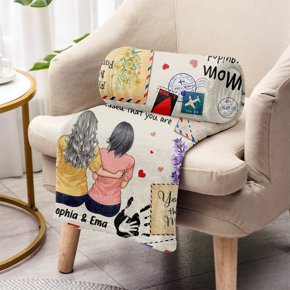 I Love You - Personalized Mother's day Mother Blanket
