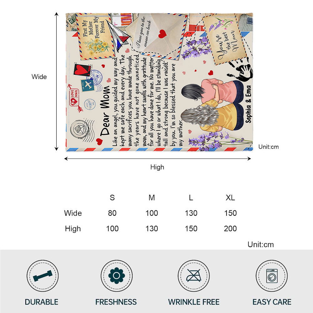 I Love You - Personalized Mother's day Mother Blanket