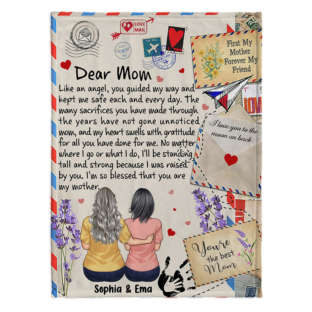 I Love You - Personalized Mother's day Mother Blanket