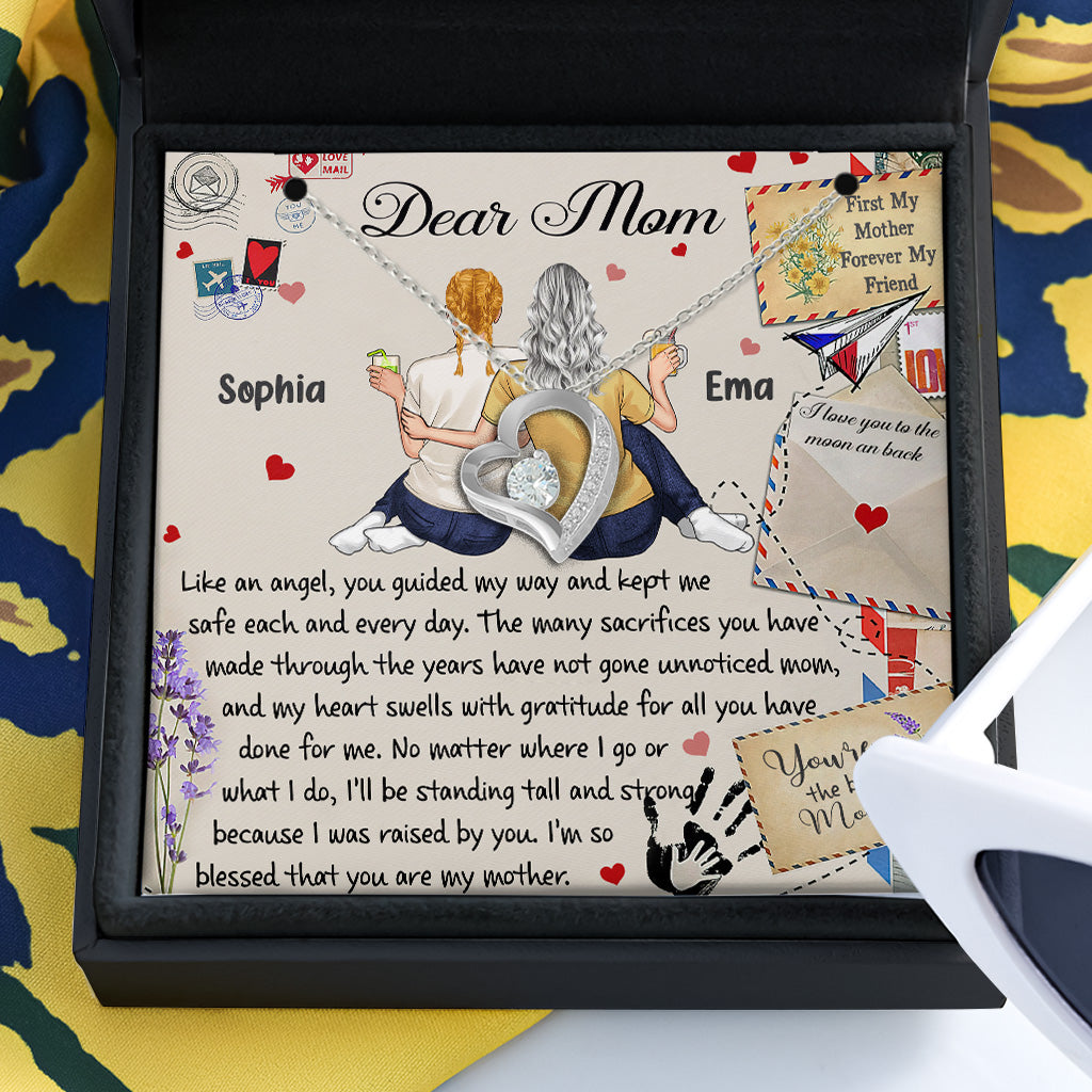 I Love You - Personalized Mother's day Mother Necklace