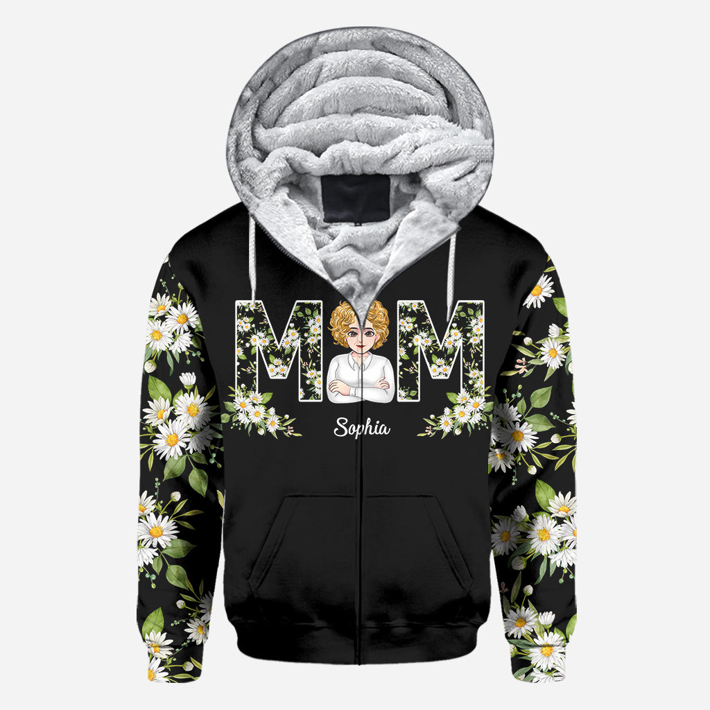 Love You Mom - Personalized Mother's Day Mother All Over T-shirt and Hoodie