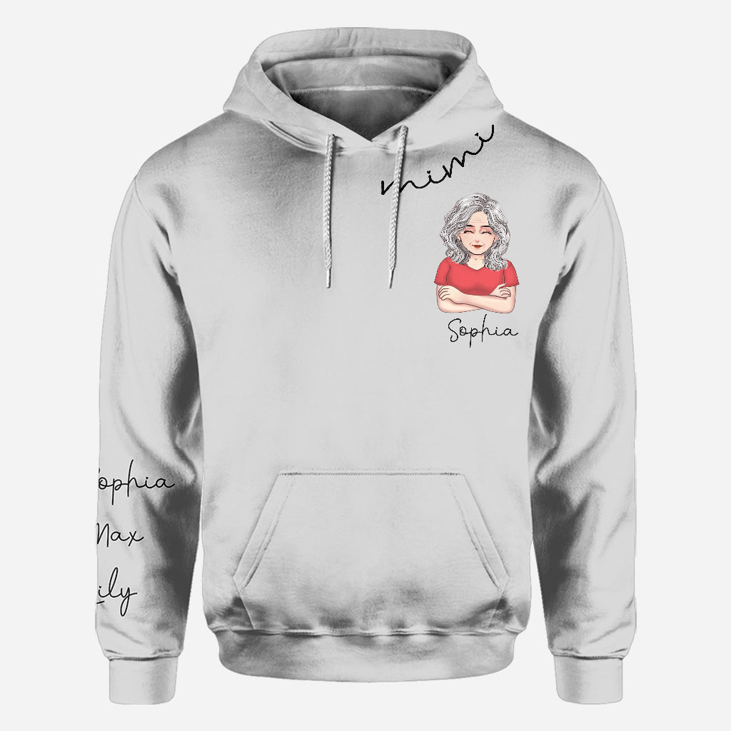 I Love You Grandma - Personalized Mother's Day Mother All Over T-shirt and Hoodie