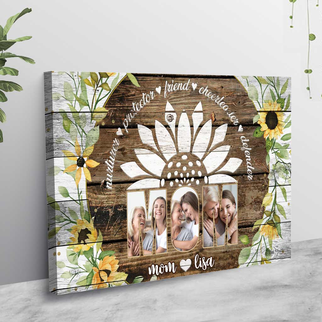 Mom Nurturer Protector Friend - Personalized Mother's Day Poster