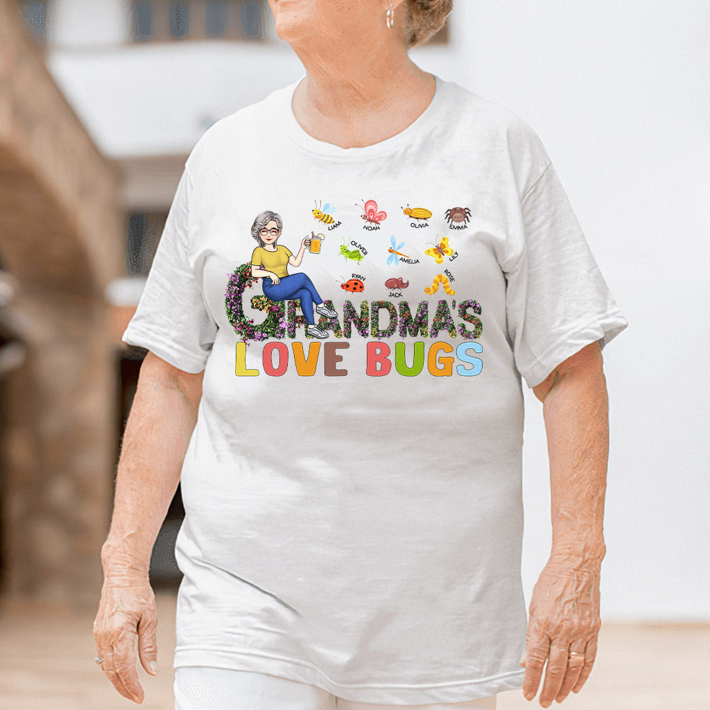 Omas Liebeskäfer – Personalisiertes Muttertags-T-Shirt und Hoodie für Oma
