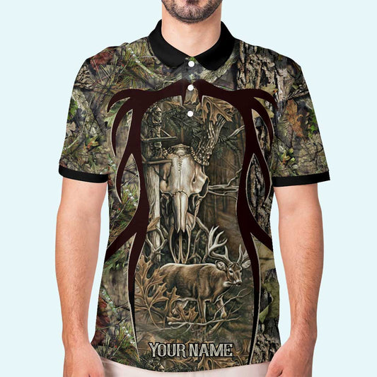 Addicted To Hunt - Personalized Polo Shirt