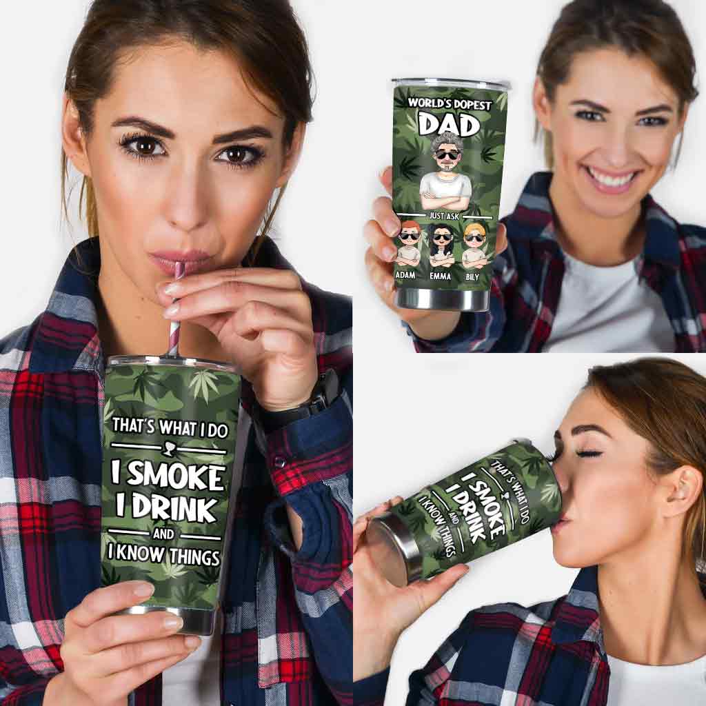 That's What I Do - Personalized Weed Tumbler