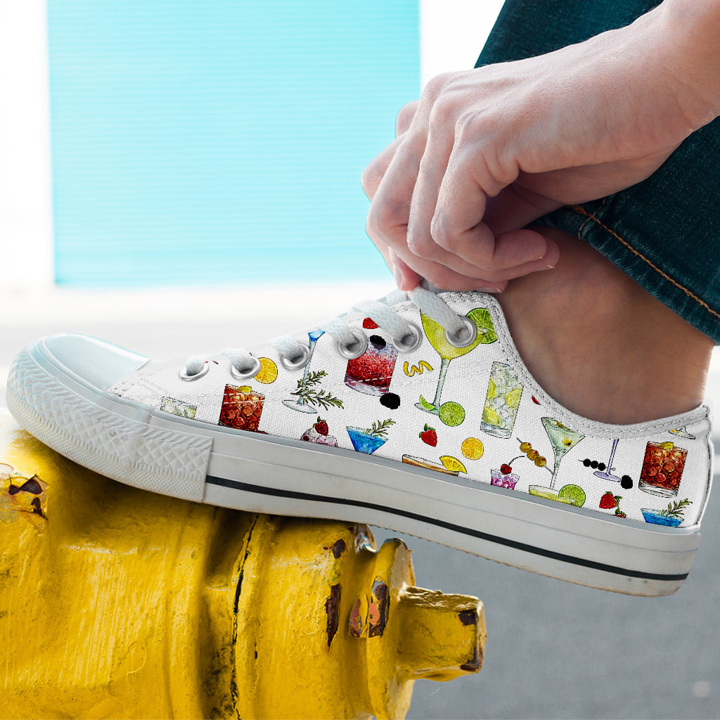 Ambiance estivale - Chaussures basses personnalisées pour barman