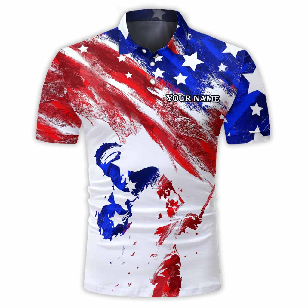 Freedom Golfer – Personalisiertes Poloshirt zum Unabhängigkeitstag