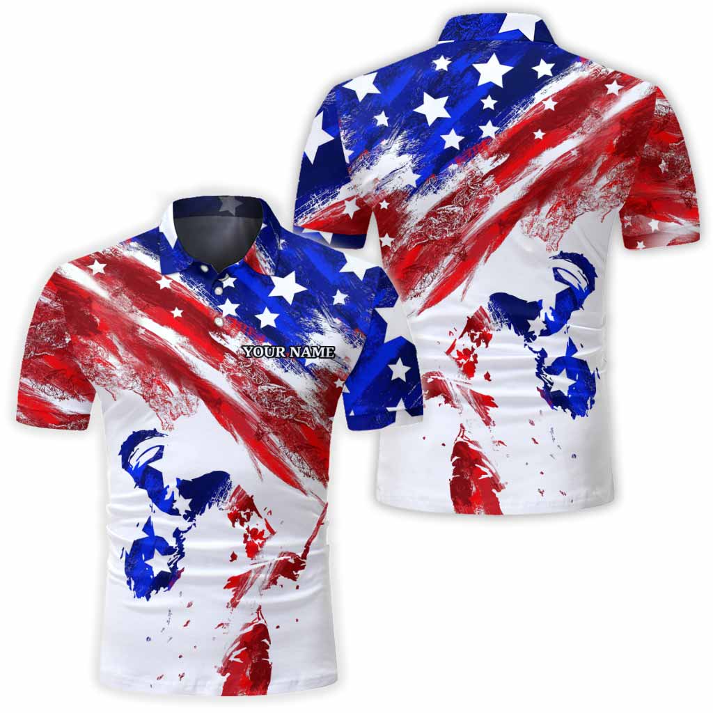 Freedom Golfer – Personalisiertes Poloshirt zum Unabhängigkeitstag
