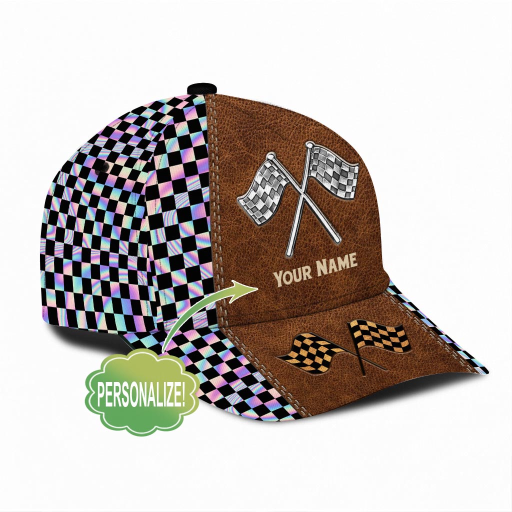 Racing Hologram Personalized Classic Cap