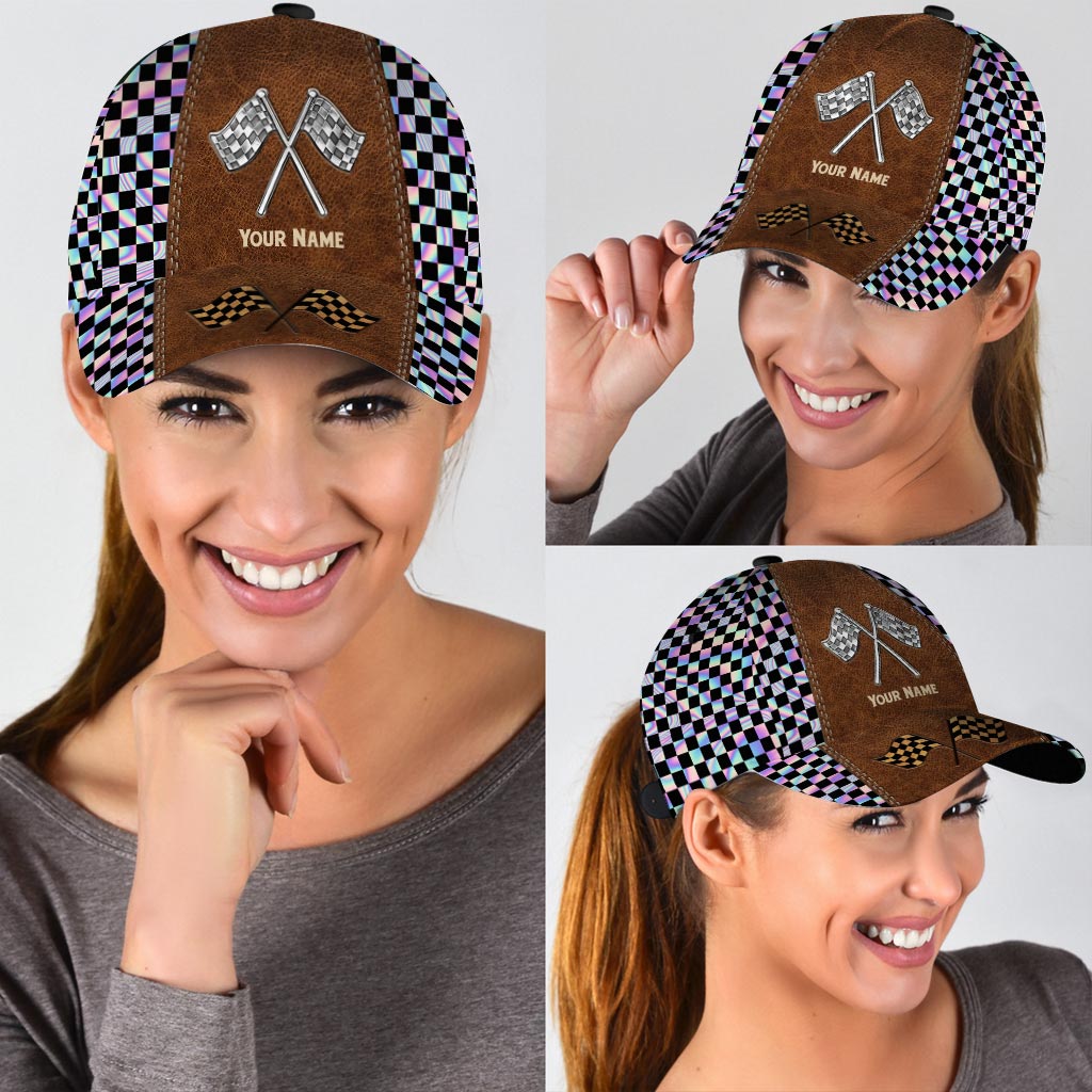 Racing Hologram Personalized Classic Cap