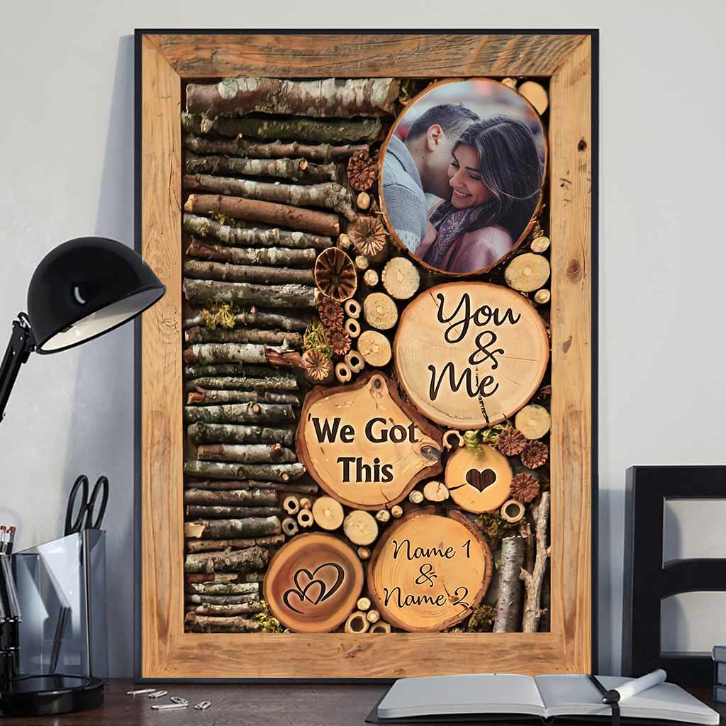 Forever Be My Always - Personalized Couple Poster