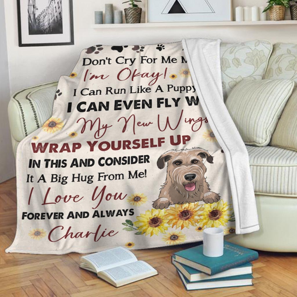Ne pleure pas pour moi, maman - Couverture personnalisée pour chien pour la fête des mères