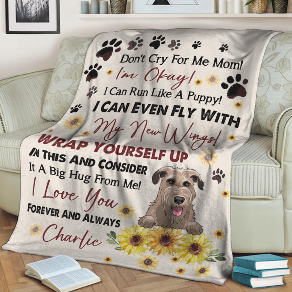 Ne pleure pas pour moi, maman - Couverture personnalisée pour chien pour la fête des mères