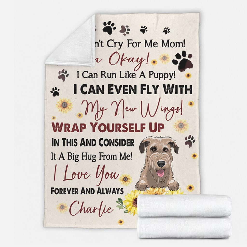 Ne pleure pas pour moi, maman - Couverture personnalisée pour chien pour la fête des mères