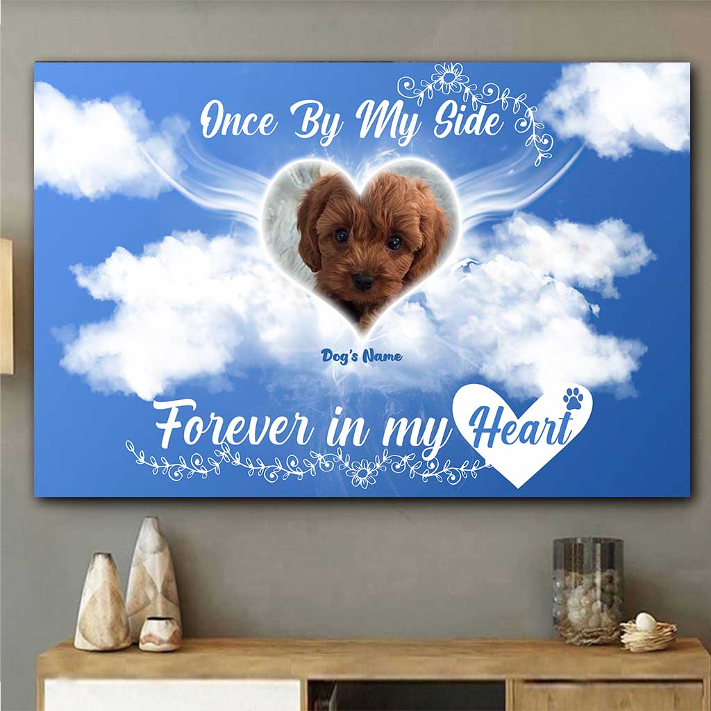 Les poils de chien apparaissent quand les anges sont proches - Affiche personnalisée pour chien