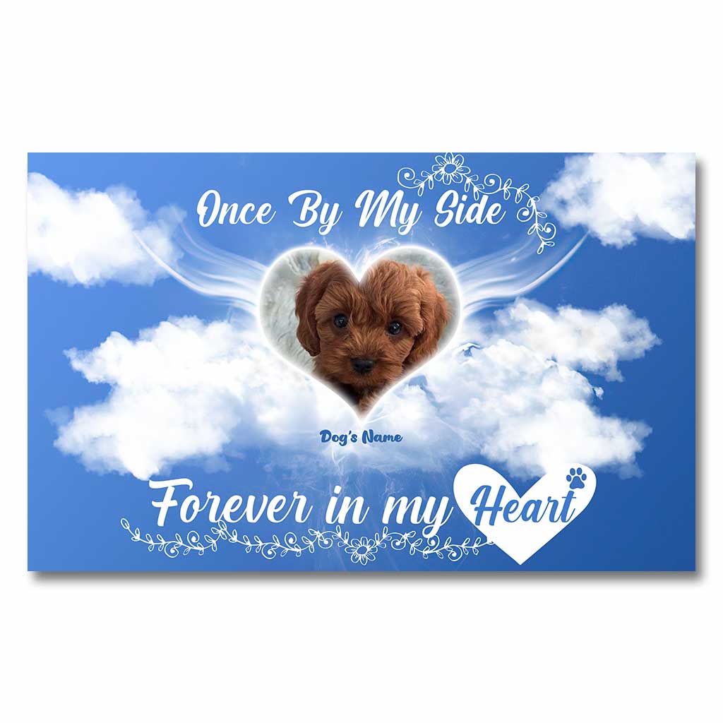 Les poils de chien apparaissent quand les anges sont proches - Affiche personnalisée pour chien