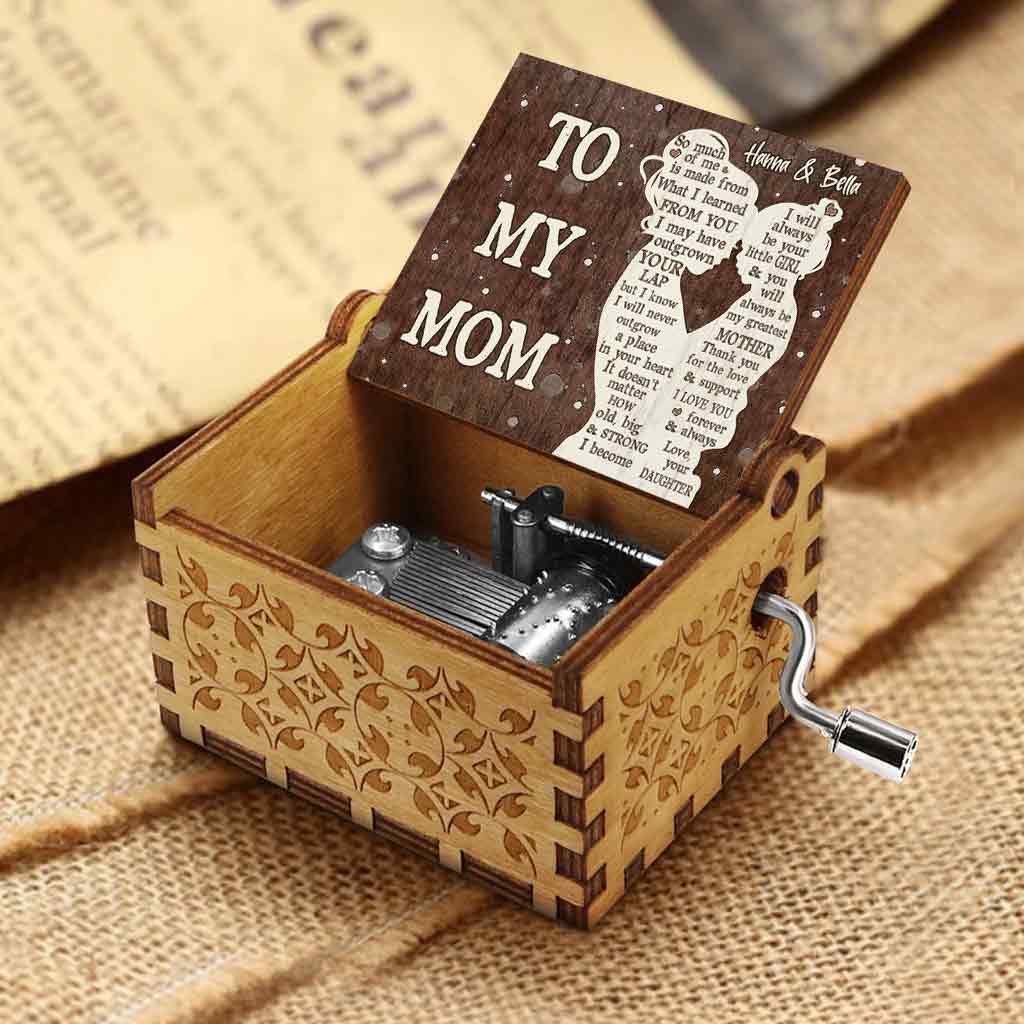 To My Mom - Personalized Mother's Day Mother Hand Crank Music Box