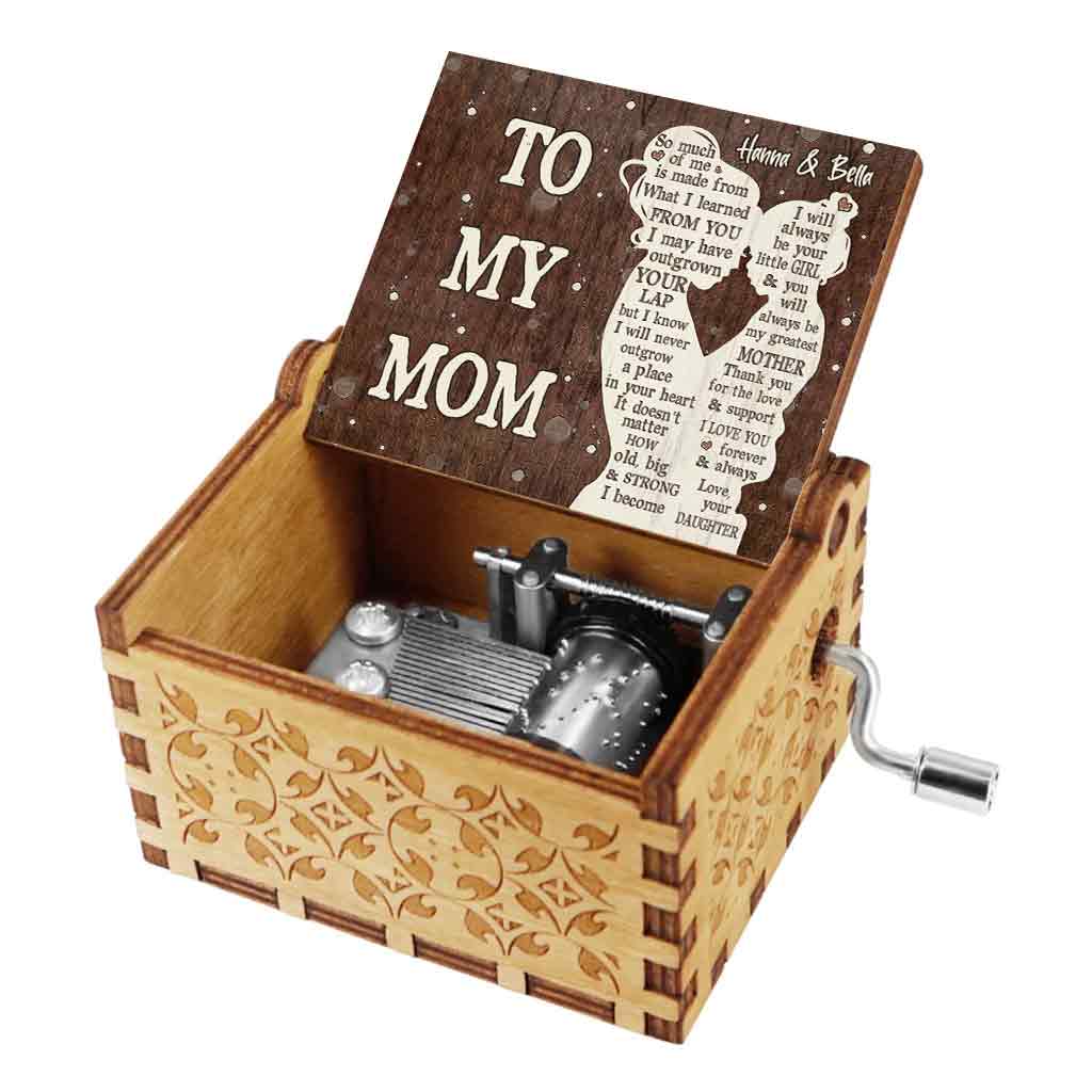 To My Mom - Personalized Mother's Day Mother Hand Crank Music Box