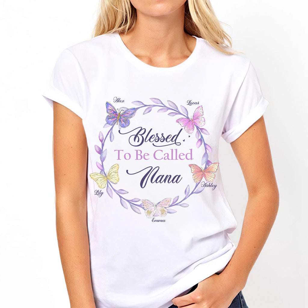 Blessed To Be Called - Personalized Grandma T-shirt and Hoodie