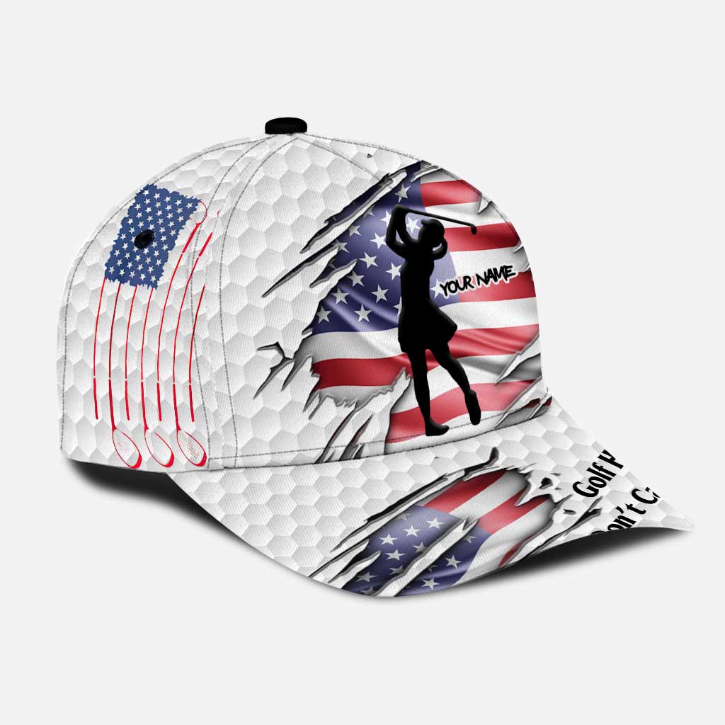 Golf Hair Don't Care - Personalisierte klassische Kappe zum Unabhängigkeitstag