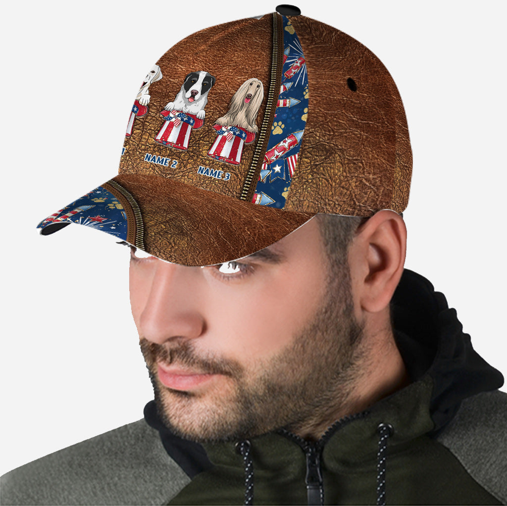 Frohen 4. Juni – Personalisierte Hunde-Klassikerkappe
