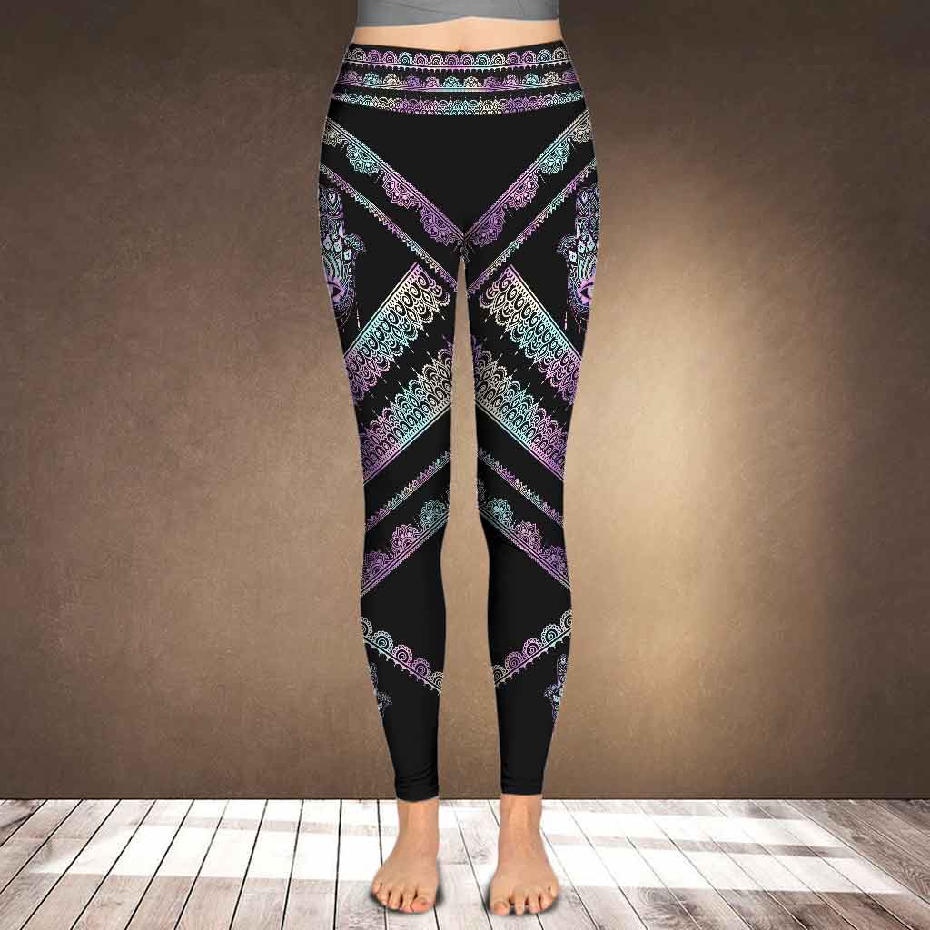 Namaste Hamsa Amulett Leggings
