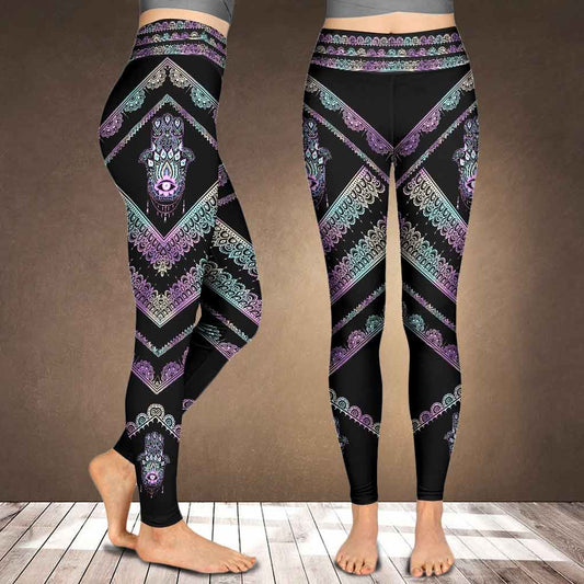 Namaste Hamsa Amulett Leggings