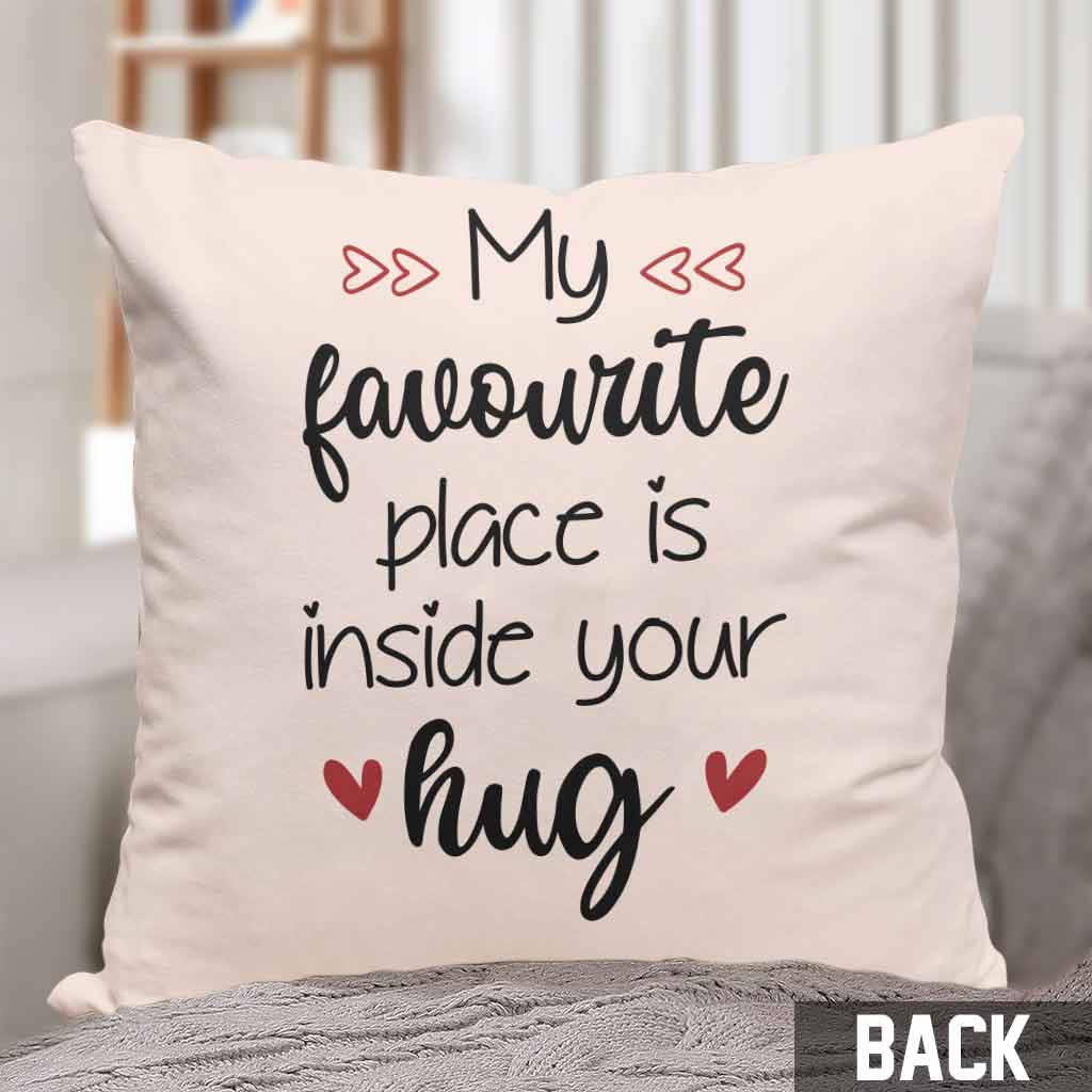 You Are My Favorite - Personalized Couple Throw Pillow