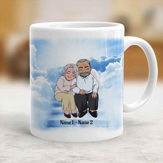 Always On My Mind Memorial - Personalized Couple Mug