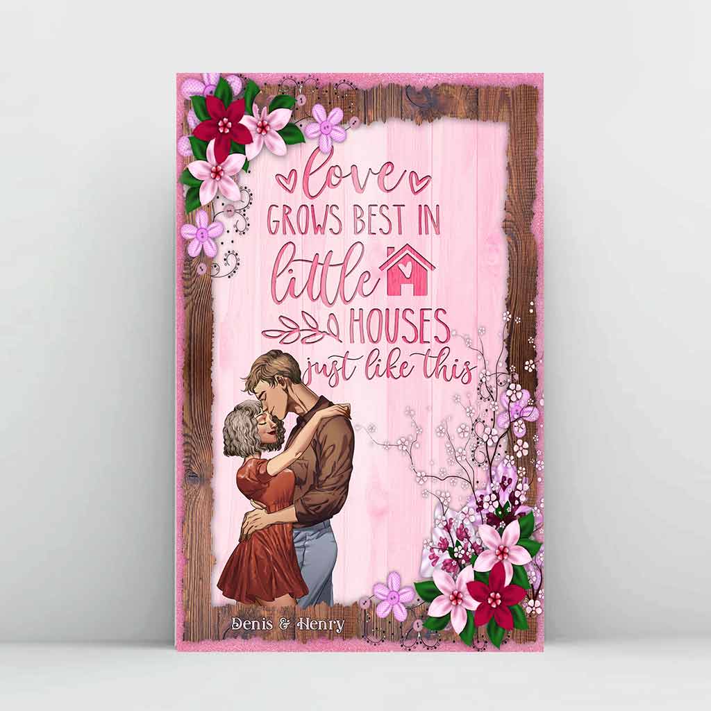 My Favorite Place in All the World - Personalized Couple Poster