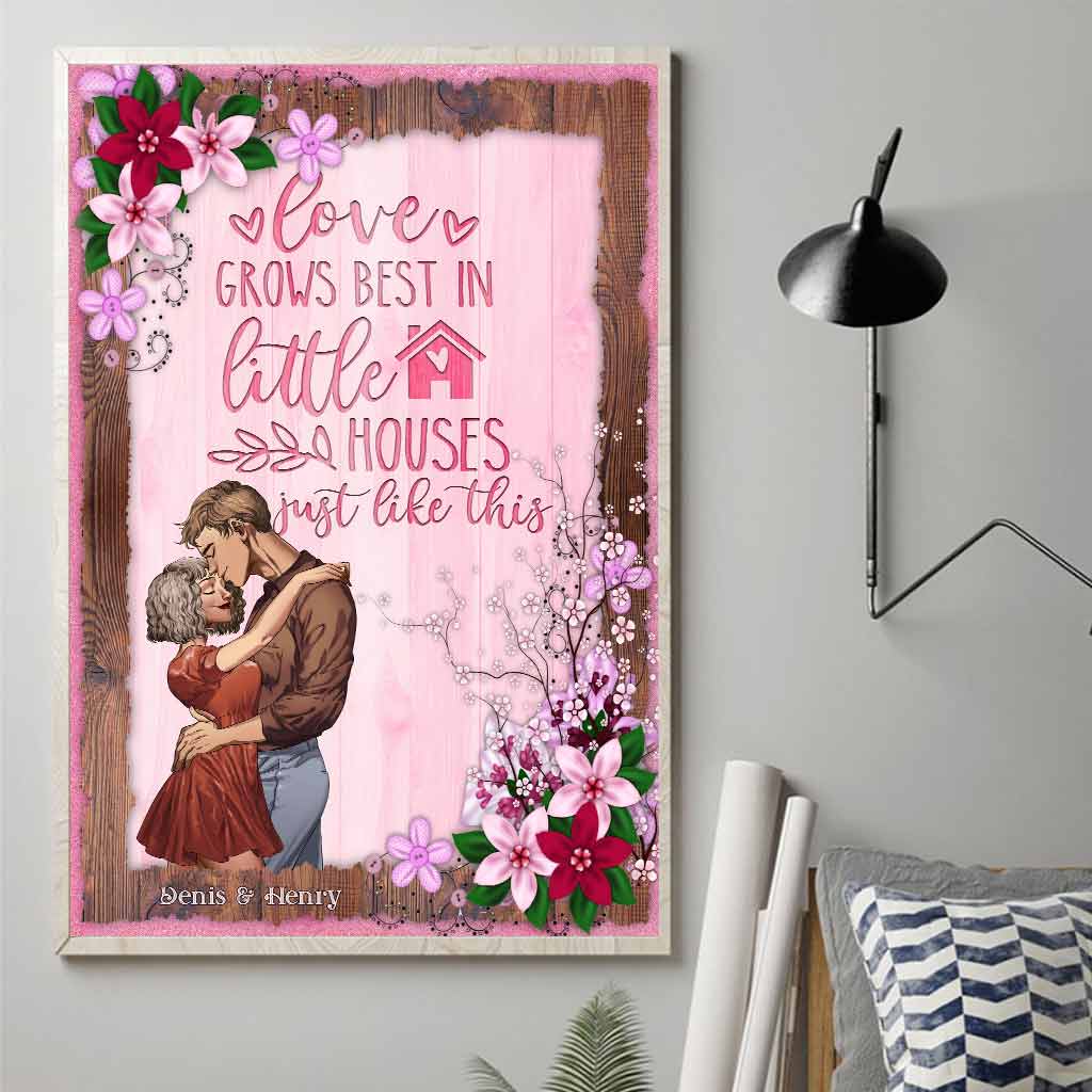My Favorite Place in All the World - Personalized Couple Poster