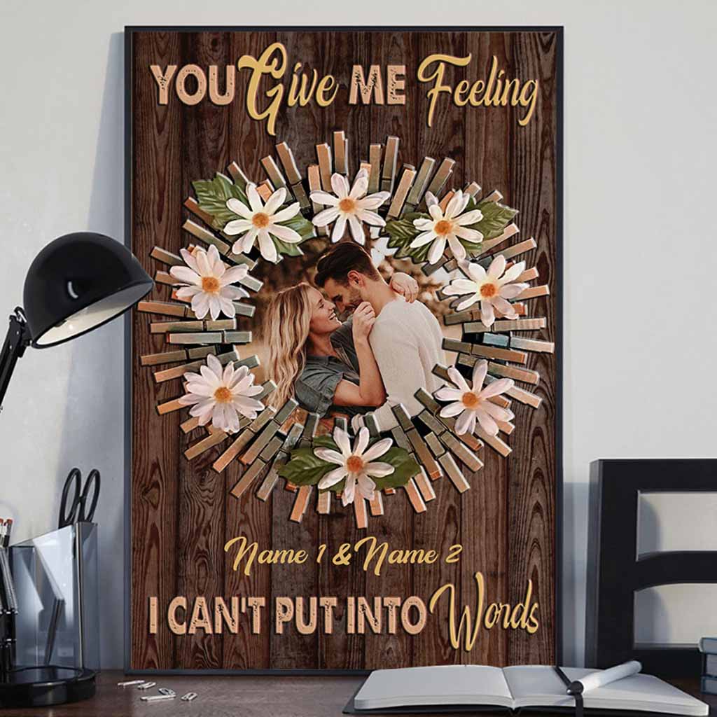 You Give Me - Personalized Couple Poster