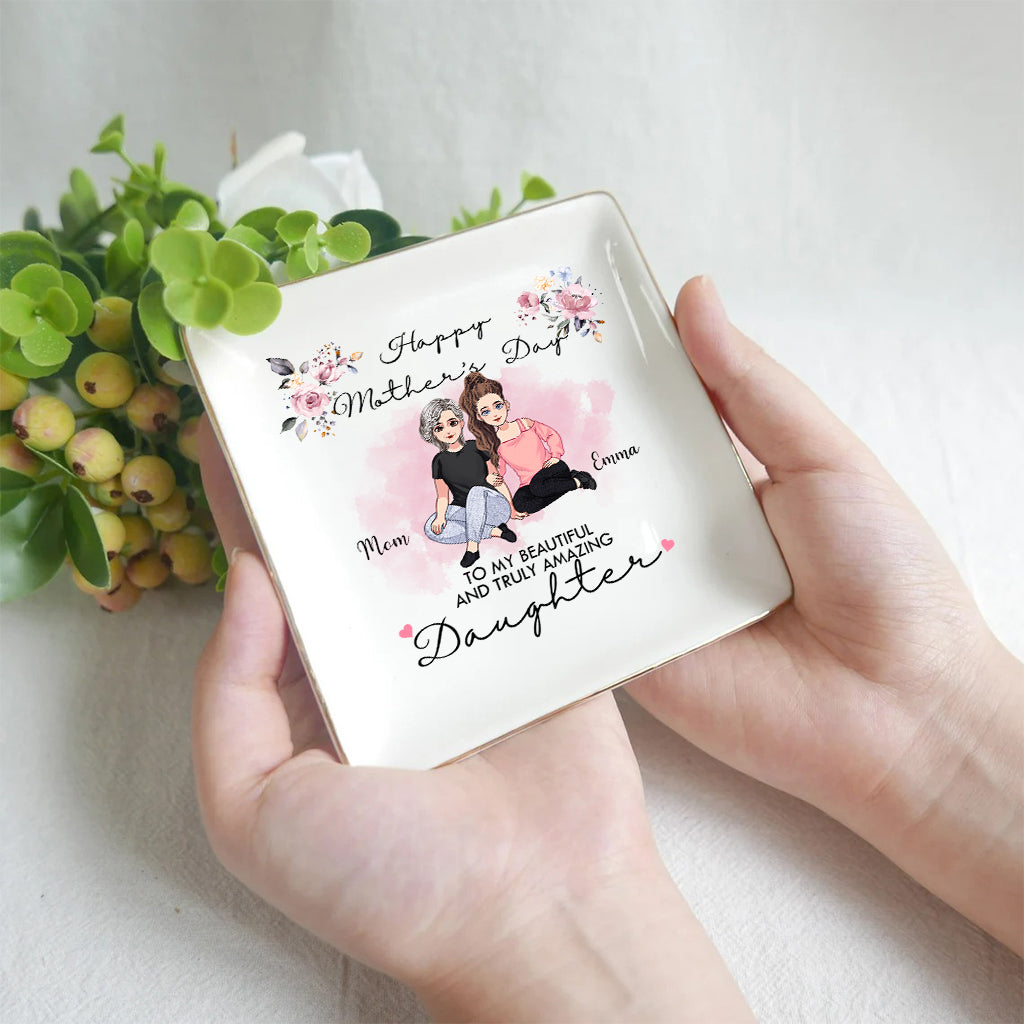 Für meine wunderschöne und wirklich fantastische Tochter – personalisierte Schmuckschale zum Muttertag