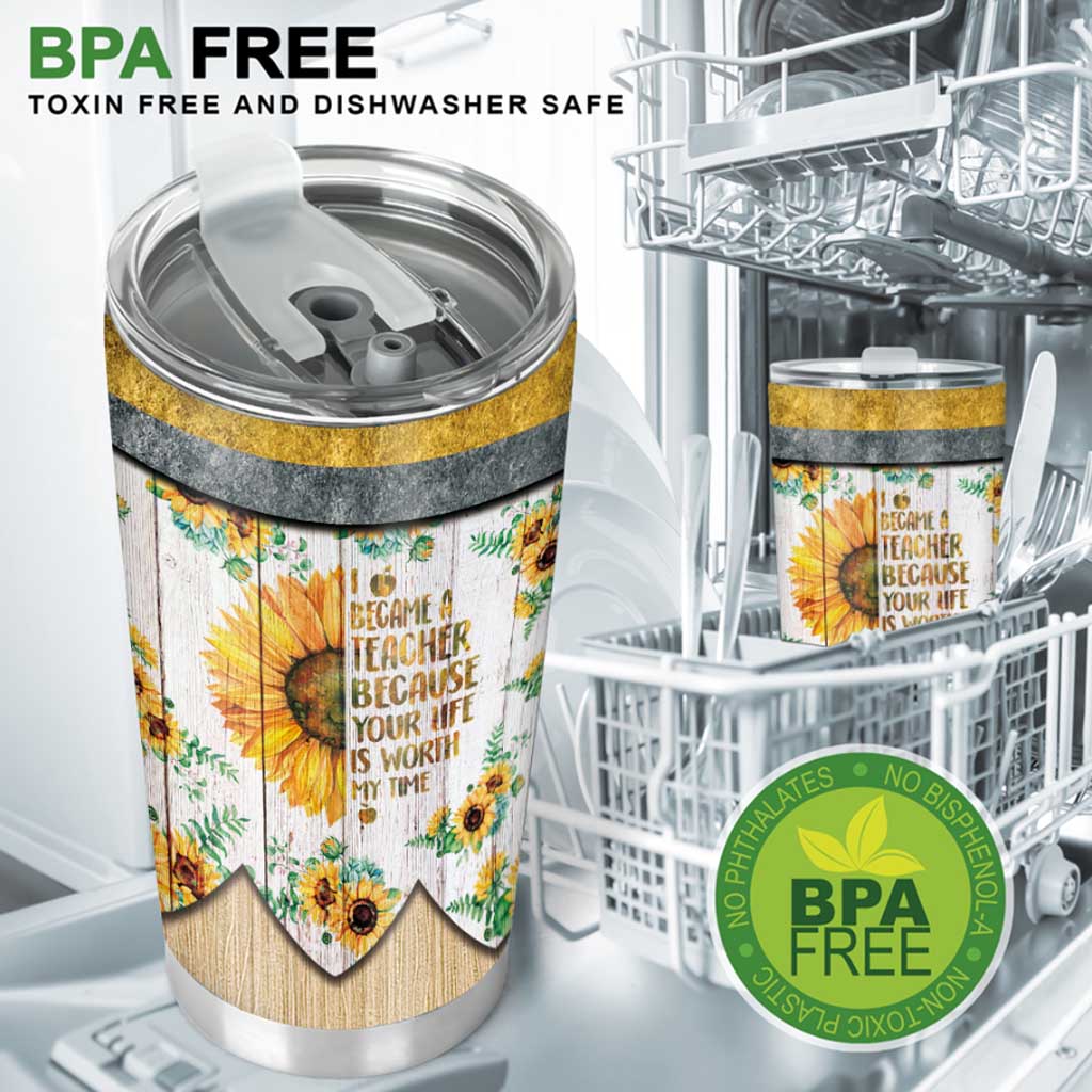 Became A Teacher Personalized Tumbler