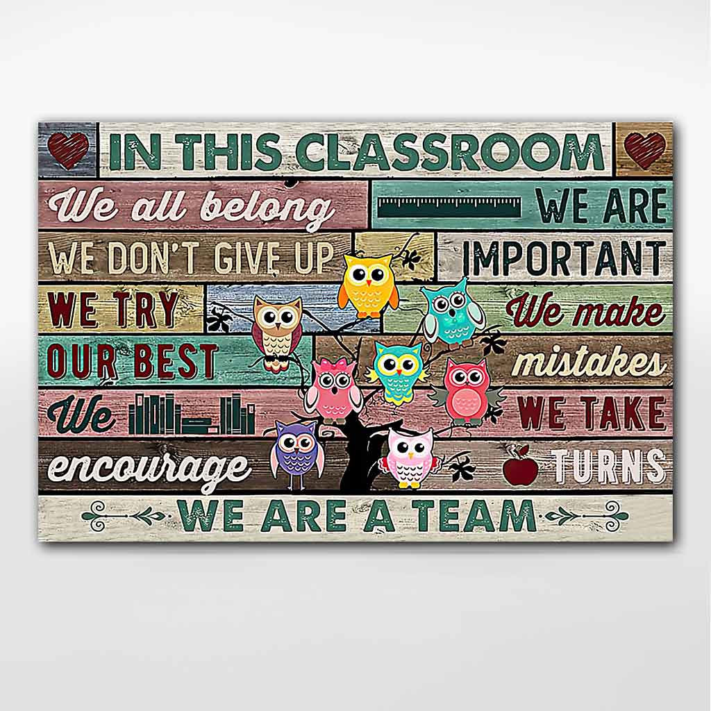 In diesem Klassenzimmer – Lehrerposter