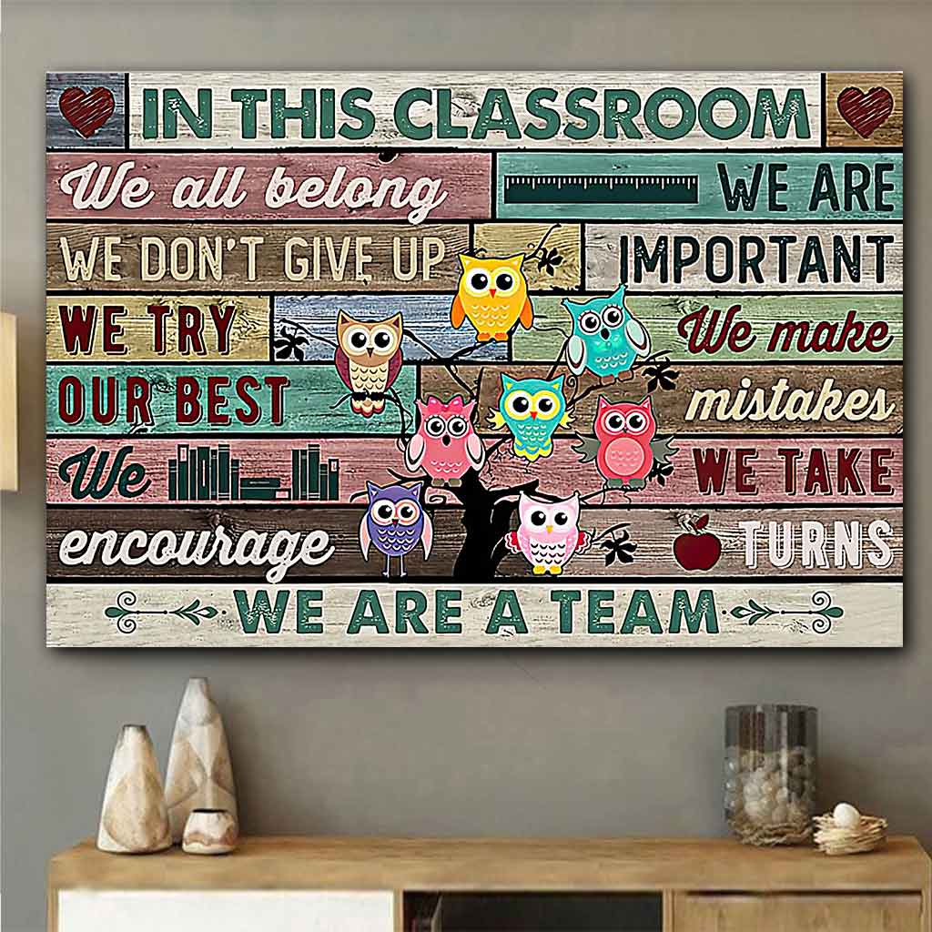 In diesem Klassenzimmer – Lehrerposter