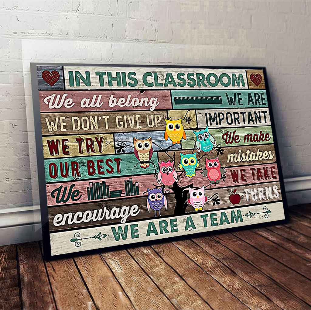 In diesem Klassenzimmer – Lehrerposter