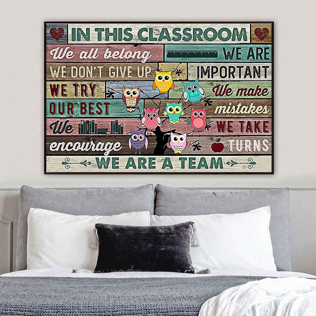 In diesem Klassenzimmer – Lehrerposter