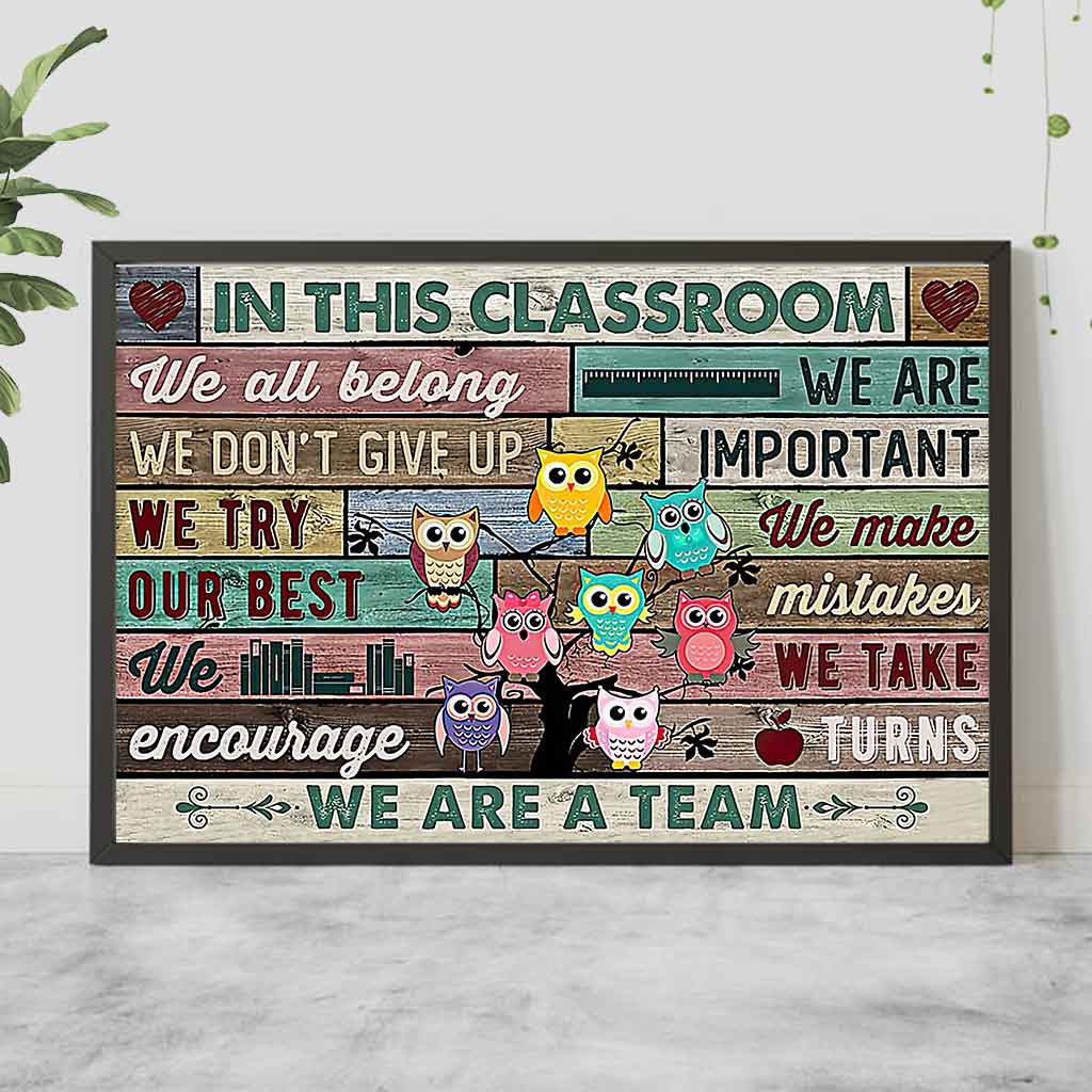 In diesem Klassenzimmer – Lehrerposter