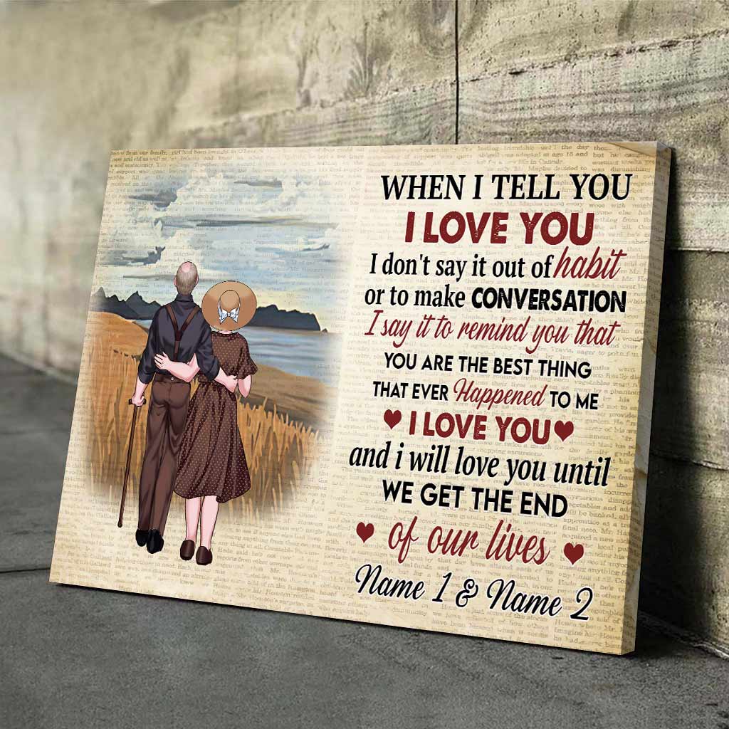I Had You You Had Me - Personalized Couple Poster