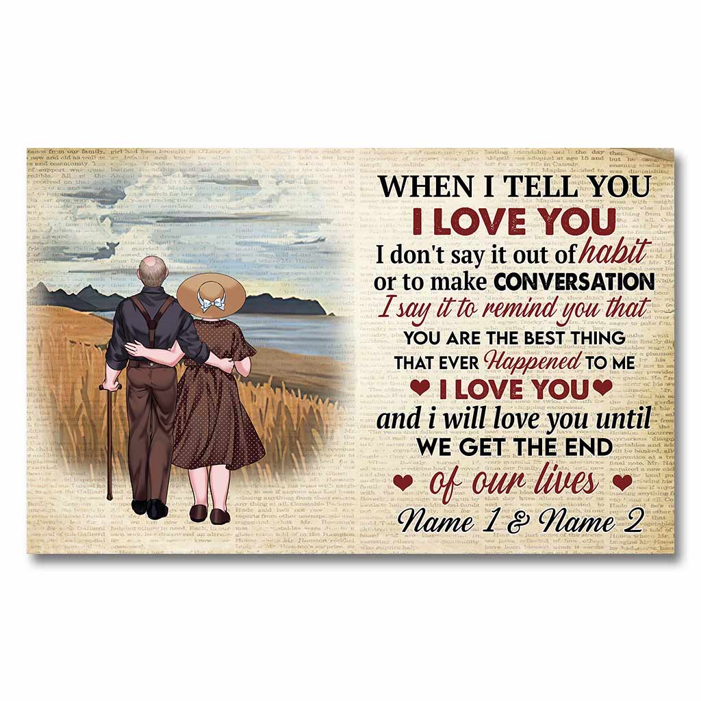 I Had You You Had Me - Personalized Couple Poster