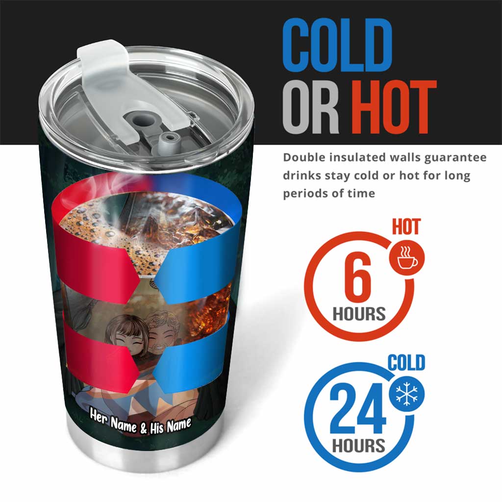 You And Me We Got This Camping Couple - Personalized Camping Tumbler
